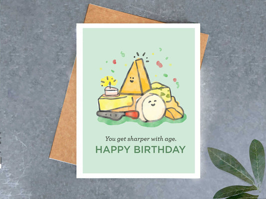 Sharper Age Birthday Card