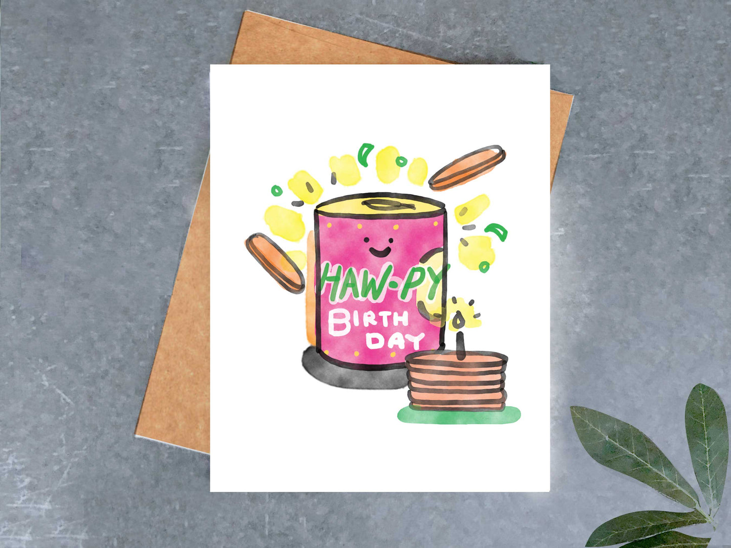 Haw-py Birthday Card