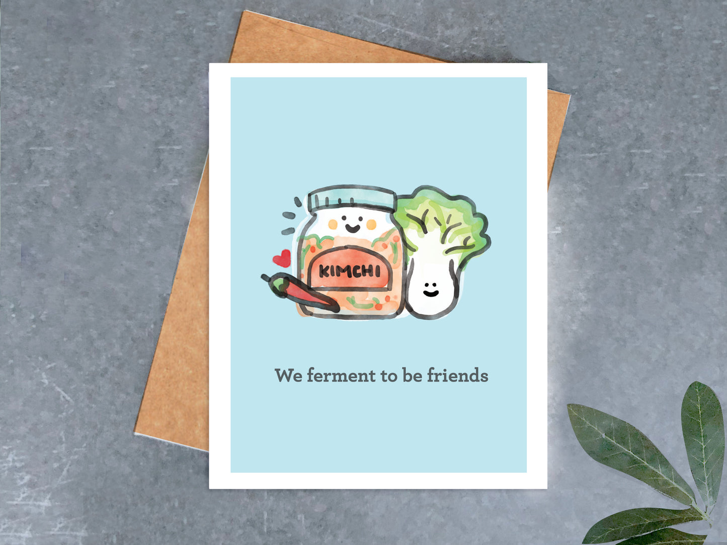 Kimchi Friendship Card