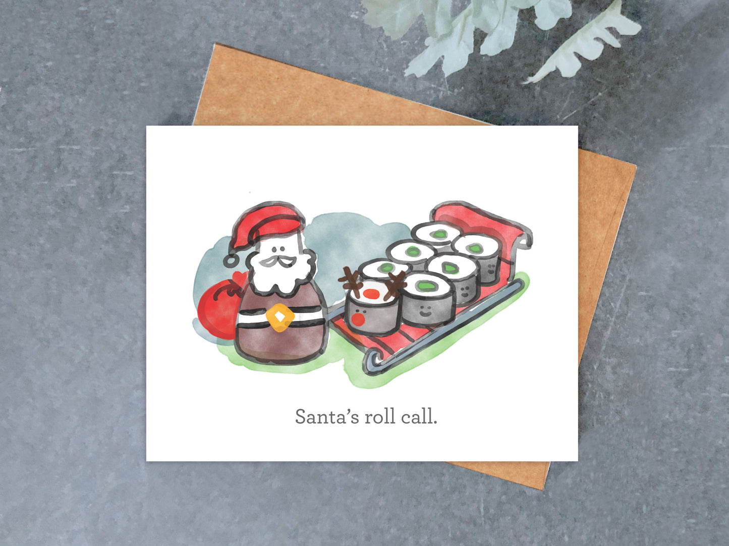 Santa Roll Call Card