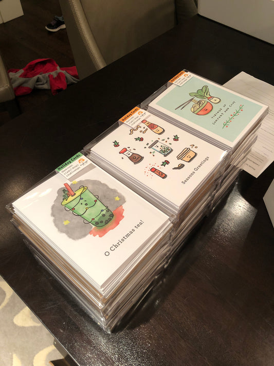 Generic holiday boxed cards