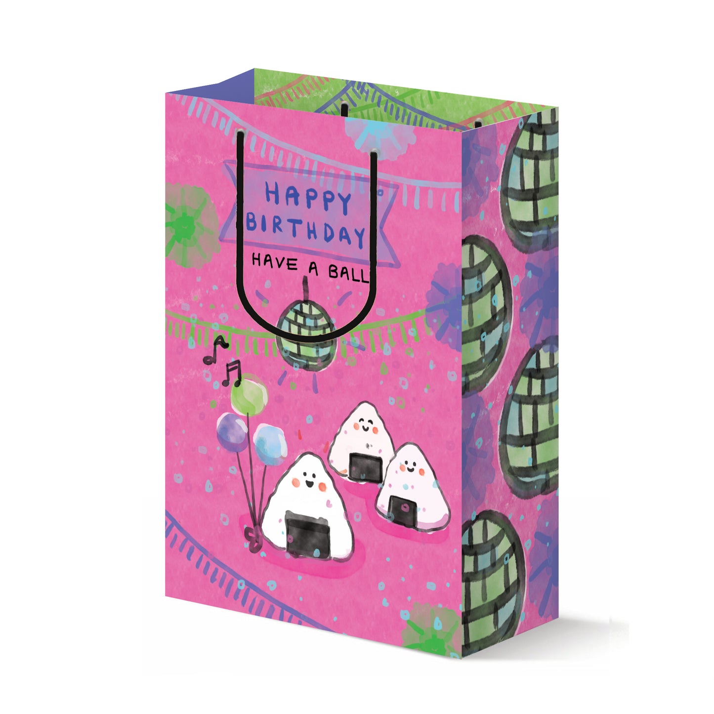 Onigiri Ball Bday Medium Gift Bag