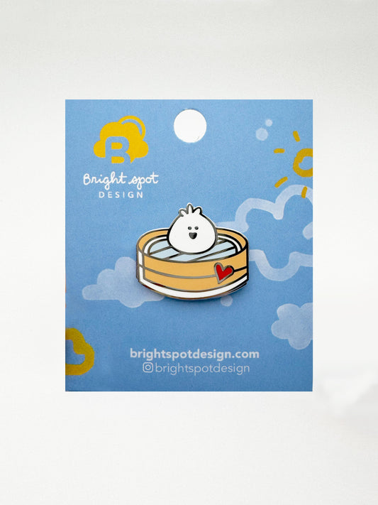 Dumpling Enamel Pin