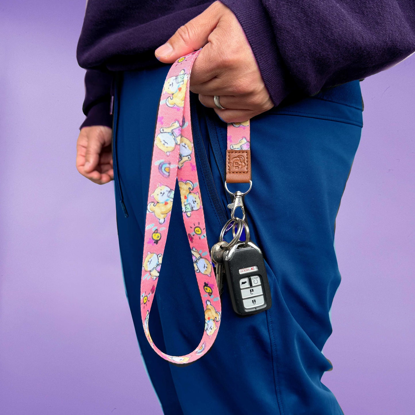 Shiba Boba Lanyard