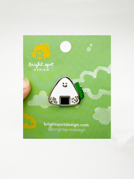 Onigiri Rice Ball Enamel Pin