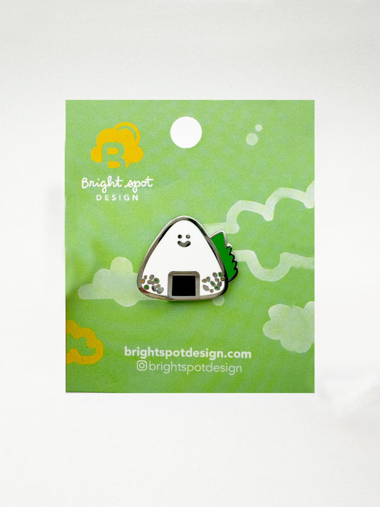 Onigiri Rice Ball Enamel Pin