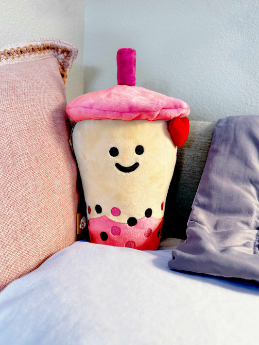 Pink Berry Bailey (Boba Plushie)