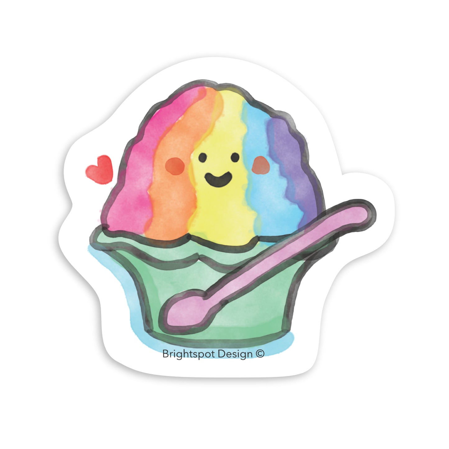 Shaved Ice Sticker