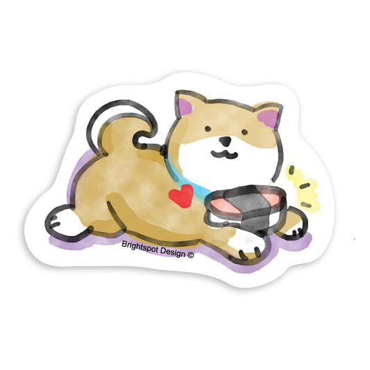 Shiba Musubi Sticker