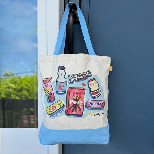 Asian Snacks Canvas Tote Bag