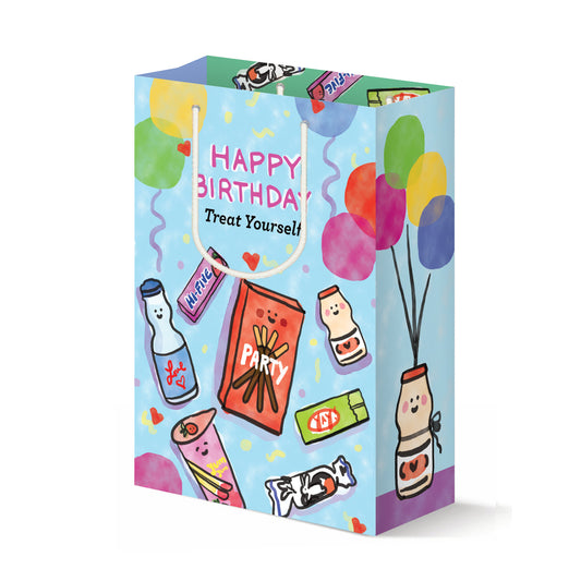 Treat Yourself Bday Medium Gift Bag