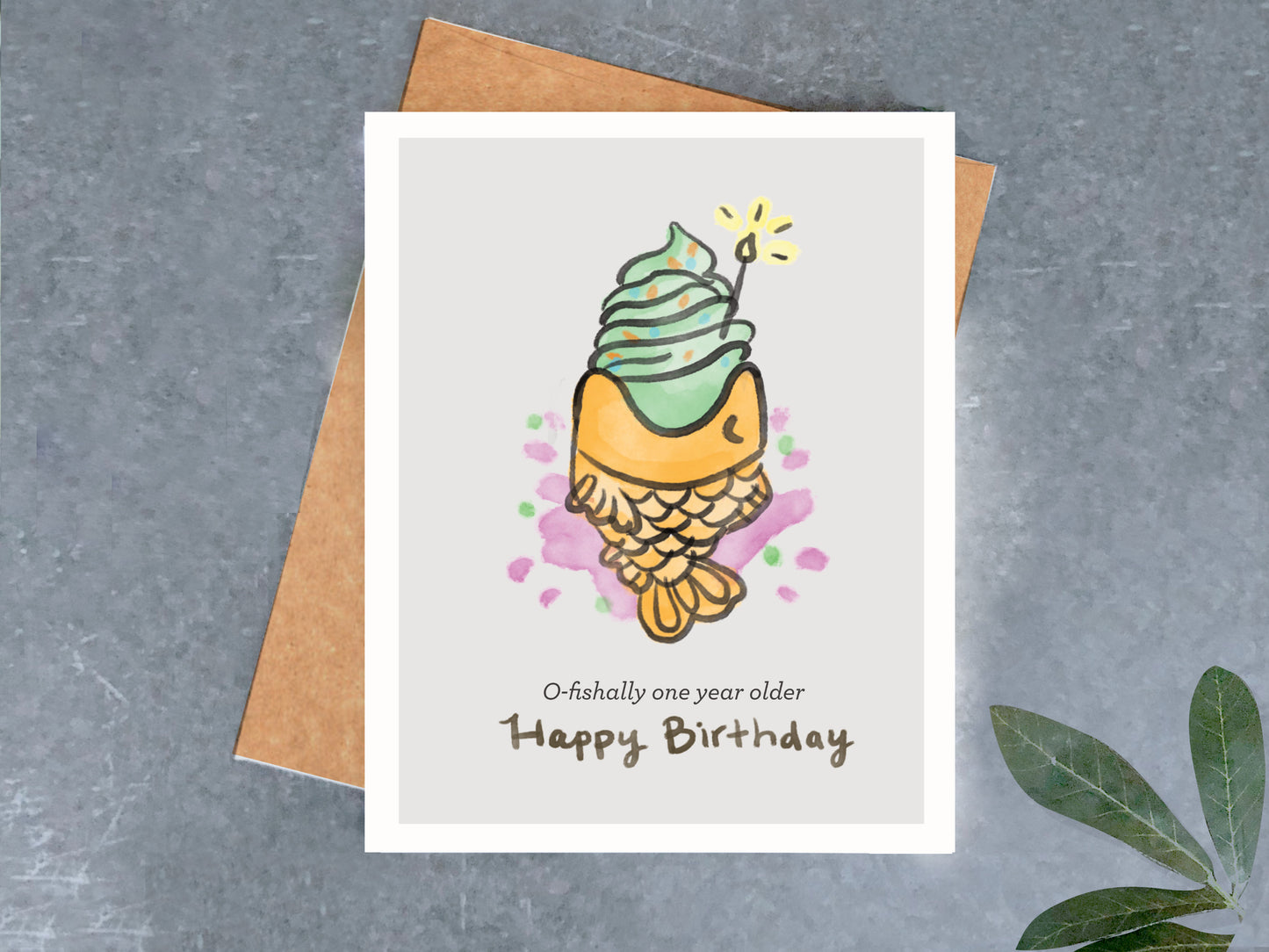 O-fishally Birthday Card